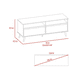 thumbnail image 2 of Mesa Rack para TV hasta 60 Pulgadas con Cajones Deslizables y Repisa Inferior | Excelsior, 2 of 4