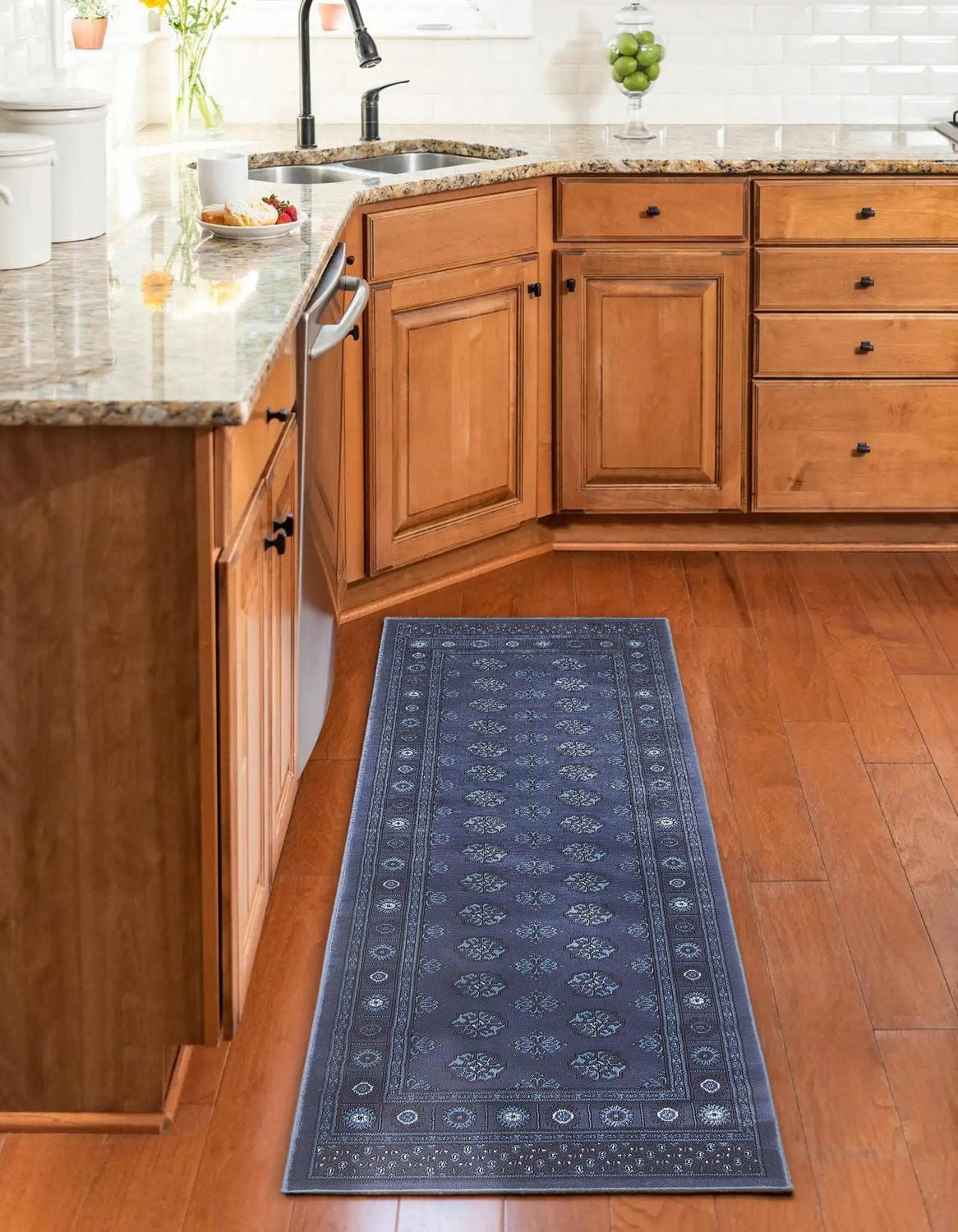 ECARPET Bokhara Oriental Area Rug for Living Room