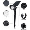 thumbnail image 2 of Foco de paisaje solar con sensor de movimiento LED, máx. 650 lm IP67, impermeable, luz de jardín al aire libre, foco solar inalámbrico para jardín, patio, entrada de entrada, blanco frío JAMW Sencillez, 2 of 5