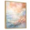 thumbnail image 2 of Designart "Ethereal Clouds Fluid Artistry VII" Clouds Floater Framed Canvas Wall Art, 2 of 5