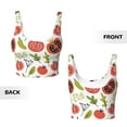 thumbnail image 4 of Yiaed Tomatoes Print Ladies Waistcoat Women Sports Vest Vest Sports Women Sports Top Yoga Vest for women-Large, 4 of 8