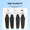 thumbnail image 4 of 2 Pairs Drone Propellers 1136 Foldable Low Noise Blade Fans Propellers Compatible for Autel Evo Max 4T Drones Accessories, 4 of 9