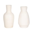 thumbnail image 6 of Elegant Vase for Living Room Decor - Modern Terracotta Flower Vase for Home Display - Sculptural Accent for Room, Bedroom, House, Office and Table with Curved Silhouette - 16", Ivory & Tan, 6 of 11