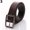 Coffee, variant on NIBOLOG Men's Fashion Solid Color Faux Leather Buckle Waist Strap Business Casual Belt