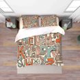 thumbnail image 1 of 3D Cartoon Kids Letters Graffiti Funda de edredón Juego de ropa de cama Funda nórdica, 1 of 3