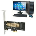 thumbnail image 1 of Adaptador M2 SSD a PCIe disipador de calor NVMe PCIe Adaptador PCIe a M2 SSD para PC ANGGREK Otros, 1 of 8