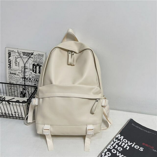LHSHID Women PU Leather School Bags Vintage Backpack Women Big Schoolbag Mochila Feminina Brown Black Backpacks Sac A Dos Bagpack