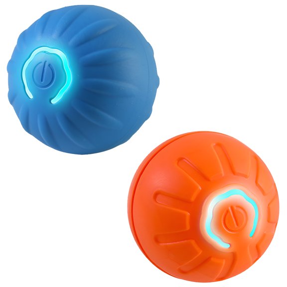 BESTSKY 2Pcs Cat Toys for Indoor Cats,Rechargeable Interactive Mode Automatic Cat Toy,High-Engagement Chase Cat Ball Toy,Style1