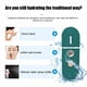 thumbnail image 5 of Mistol humidificador de mano Nebulizador facial Máquina de pulverización de agua Difusor hidratante Steamer Pulverizador Pinza Personal Cuidado Hogar Oscuro Verde seitruly HA028262-08B, 5 of 6