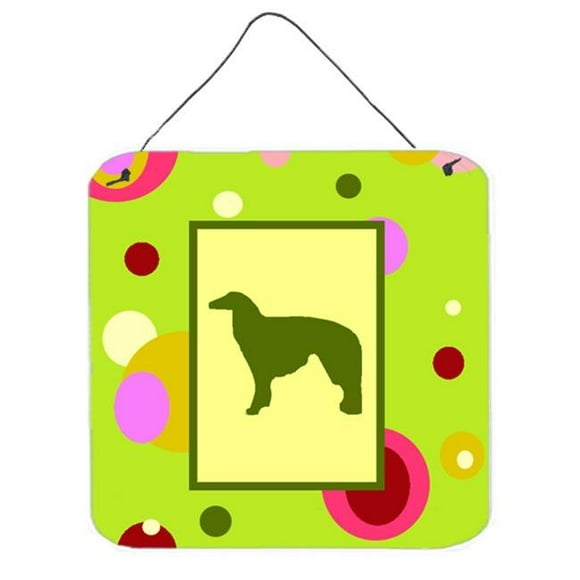 Borzoi Aluminium Metal Wall Or Door Hanging Prints