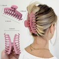 thumbnail image 2 of 8 PCS Large Hair Claw Clips for Women,4.4 Inch Big Banana Hair Clips for Thick Hair/Thin Hair,Nonslip Jaw Hair Clips,Butterfly Hair Clips ,Hair Barret, 2 of 4