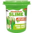thumbnail image 1 of Nickelodeon 4oz Premade Slime - Neon Green container, 1 of 5