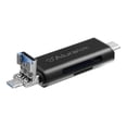 thumbnail image 1 of Aluratek AUCRC300F - Lecteur de Carte (SD, microSD) - micro USB 2.0 / USB 3.1 / USB-C, 1 of 6