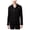 black, variant on Retrofit Mens Shawl-Collar Knit Sweater, Black, Medium