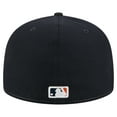 thumbnail image 4 of Men's New Era White/Navy Detroit Tigers Repeat 59FIFTY Fitted Hat, 4 of 5