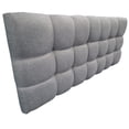 thumbnail image 4 of Cabecera El Bazar Store Linq Gris Plata King Size Moderna abotonada, 4 of 5