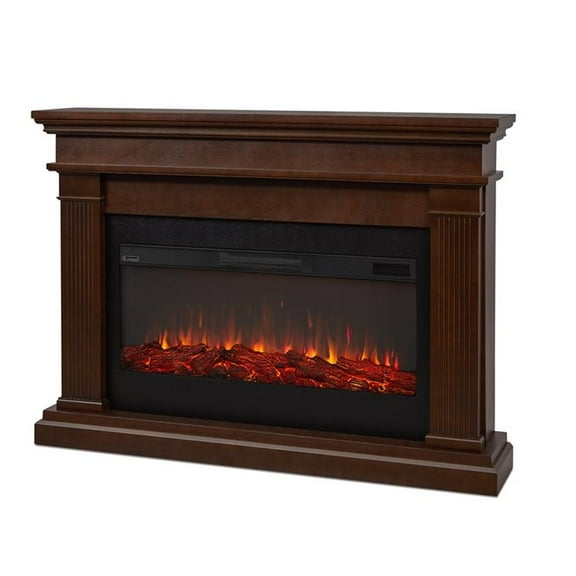 Real Flame Beau Electric Fireplace in Dark Walnut