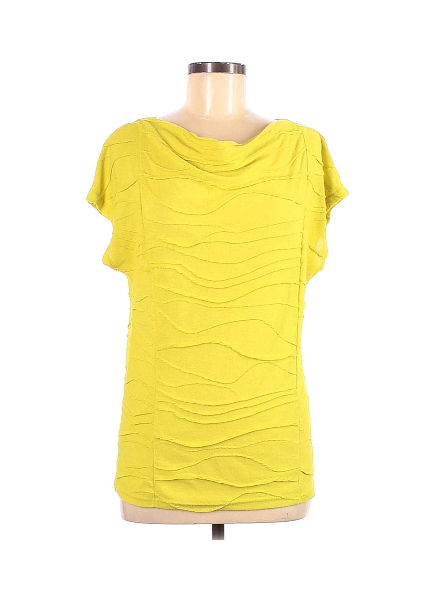 calvin klein yellow blouse