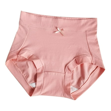 Annhoo Women s Cotton Panties Cute Graphic Print High Waisted Briefs Plus Size Full Coverage Everyday Underwear