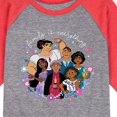 thumbnail image 3 of Disney's Encanto - Family Is Everything - Toddler And Youth Raglan Graphic T-Shirt, 3 of 6