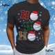 thumbnail image 1 of Camisetas con tema del Festival de Navidad para hombre, ropa con estampado 3d, camisetas de manga corta de verano, camisas bonitas de moda de gran tamaño, 2023, 1 of 4