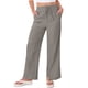 thumbnail image 2 of Karight Women's Linen Wide Leg Pants Summer High Waisted Drawstring Palazzo Pants Casual Beach Pants Baggy Trousers, 2 of 9
