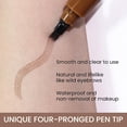 thumbnail image 3 of MesaSe Crayon à Sourcils 2024 Imperméable Microblading Crayon à Sourcils Contouring Stylo à Sourcils 4 Pointes Stylo à Sourcils Fins Microblading Crayon à Sourcils Crée Naturel 03 Rouge Brun, 3 of 5
