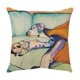 thumbnail image 4 of 5 Pack 45 * 45cm F Style Cushion Cover Cotton and Linen Sofa Home Decor Decorative Pillow Cases Classic Cushion Cover for Home Living Room Bedroom Bed, 4 of 5