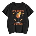 thumbnail image 4 of MEZZALL T-Shirt Classique pour Filles Tout-Petits, Imprimé Lettre, Manches Courtes, Col Rond, 5-6 Ans, 4 of 4