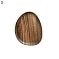 thumbnail image 2 of Travelwant Wooden Round Pastry Serving Plate Rectangle Food Dish Dried Fruit Tray Tableware, 2 of 8