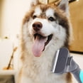 thumbnail image 2 of Cepillo para Mascotas Shedding Tool Rosa para Perro y Gato, 2 of 7
