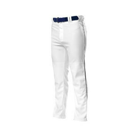 Pro Baseball Pants - A4 Drop Ship Youth Pro Style Open Bottom Baggy Cut Baseball Pants