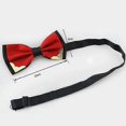 thumbnail image 5 of New Boutique Wedding Married Groom Men Neck Wear Butterfly Knot Bow Tie Male Formal Party Black White Blue Red|Men's Ties, 5 of 5