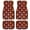Christmas Checkered Black and Red, variant on Xoenoiee Christmas Holiday 4 Pieces Car Mats Set, Tree Pattern Car Floor Mat Universal Automotive Carpet Front & Rear Floor Mat Liner Non-Slip All Weather Protection