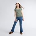 thumbnail image 3 of Levi Strauss Signature Girls Ruched Short Sleeve Top, Size 4-16, 3 of 7