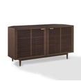 thumbnail image 2 of Crosley Cameron Armoire Tourne-Disque d'Angle avec Rangement pour Vinyles, Brun, 2 of 11