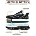thumbnail image 5 of Dinggu Cross-Border Breathable Safety Shoes Men's European Standard Steel Toe Cap Safety Shoes Lightweight Protective Work Shoes Impact-Resistant & Puncture-Resistant, 5 of 7