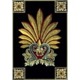 thumbnail image 2 of Vision Studio 11x14 Gold Ornate Wood Framed with Double Matting Museum Art Print Titled - Petite Finial on Black I, 2 of 4