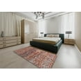 thumbnail image 4 of Ahgly Company Indoor Round Contemporary Light French Beige Brown Abstract Area Rugs, 4' Round, 4 of 6
