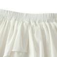 thumbnail image 4 of Maoxin Skirts for Women Women's Summer Solid Color Ruffled Elastic Waist line Short Skirt ,White,Free Size, 4 of 7