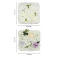 thumbnail image 6 of Wildnix Artificial Flower Wall Panels, 12-Piece Set, &nbsp; Plastic and Silk Dahlia, Rose, and Chrysanthemum Design for Indoor and Outdoor Decoration, 6 of 6