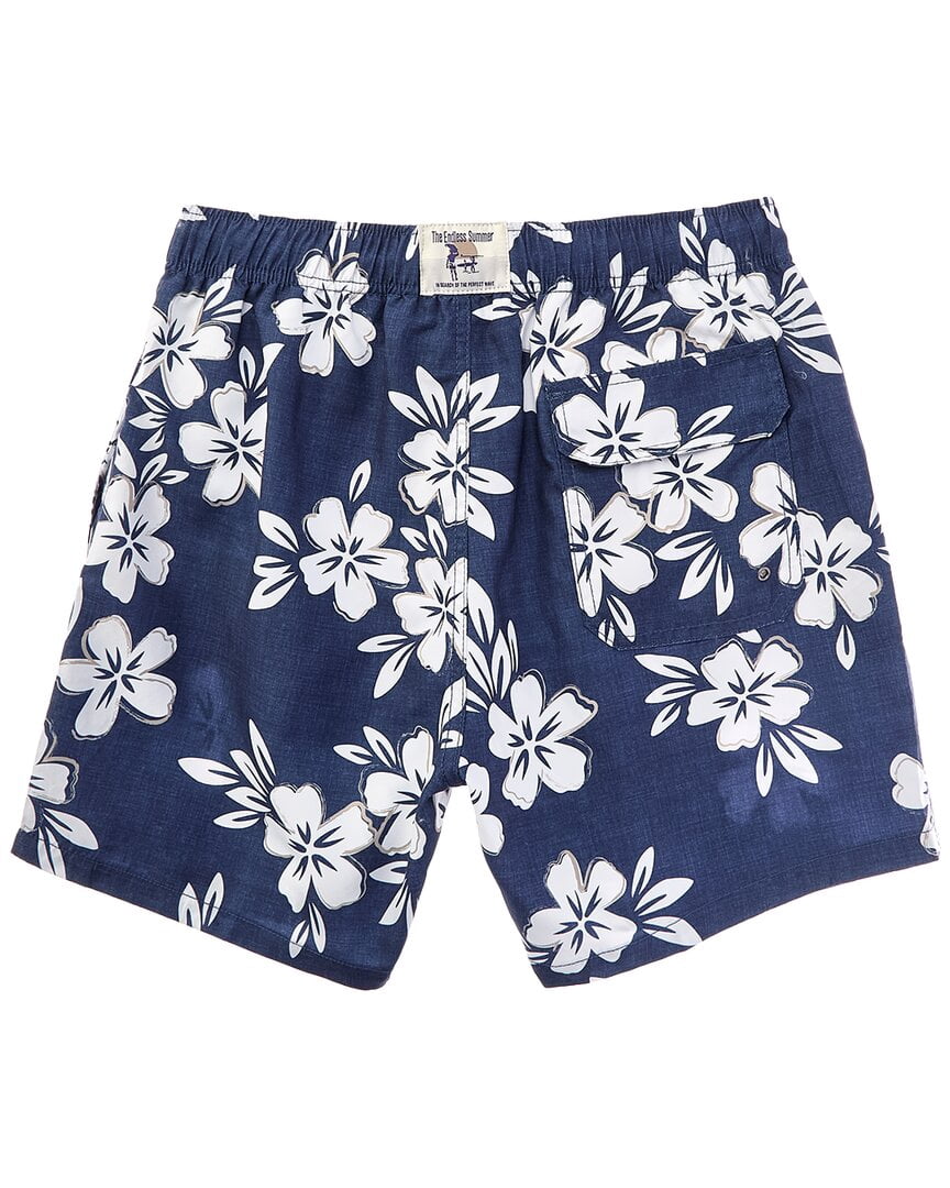 Endless Summer mens  Swim Trunk, l, Navy