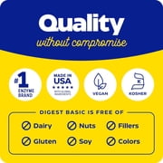 Enzymedica, Digest Basic, 180 Capsules, Dietary Supplement to Support Digestive Relief, Vegan, Non-GMO, 180 Servings