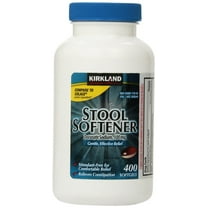 Compare Stool Softener to Colace! - Kirkland Signature Stool Softener Docusate Sodium 100 Mg, (400 Softgels) in One Bottle