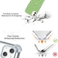 thumbnail image 3 of Green Star Case Compatible with iPhone 12,Unique Art Design TPU Bumper Cover Case, 3 of 6