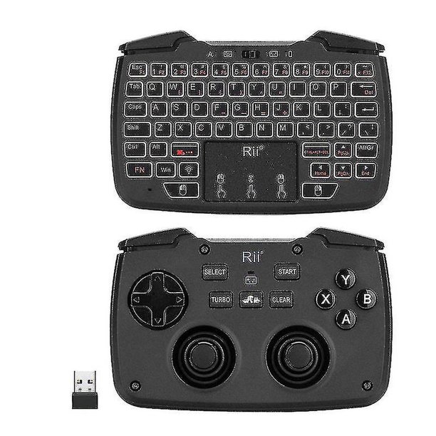 Combo De Ratón Y Teclado Controlador De Juego Rii Compatible Con Pc/Raspberry Pi2/Android