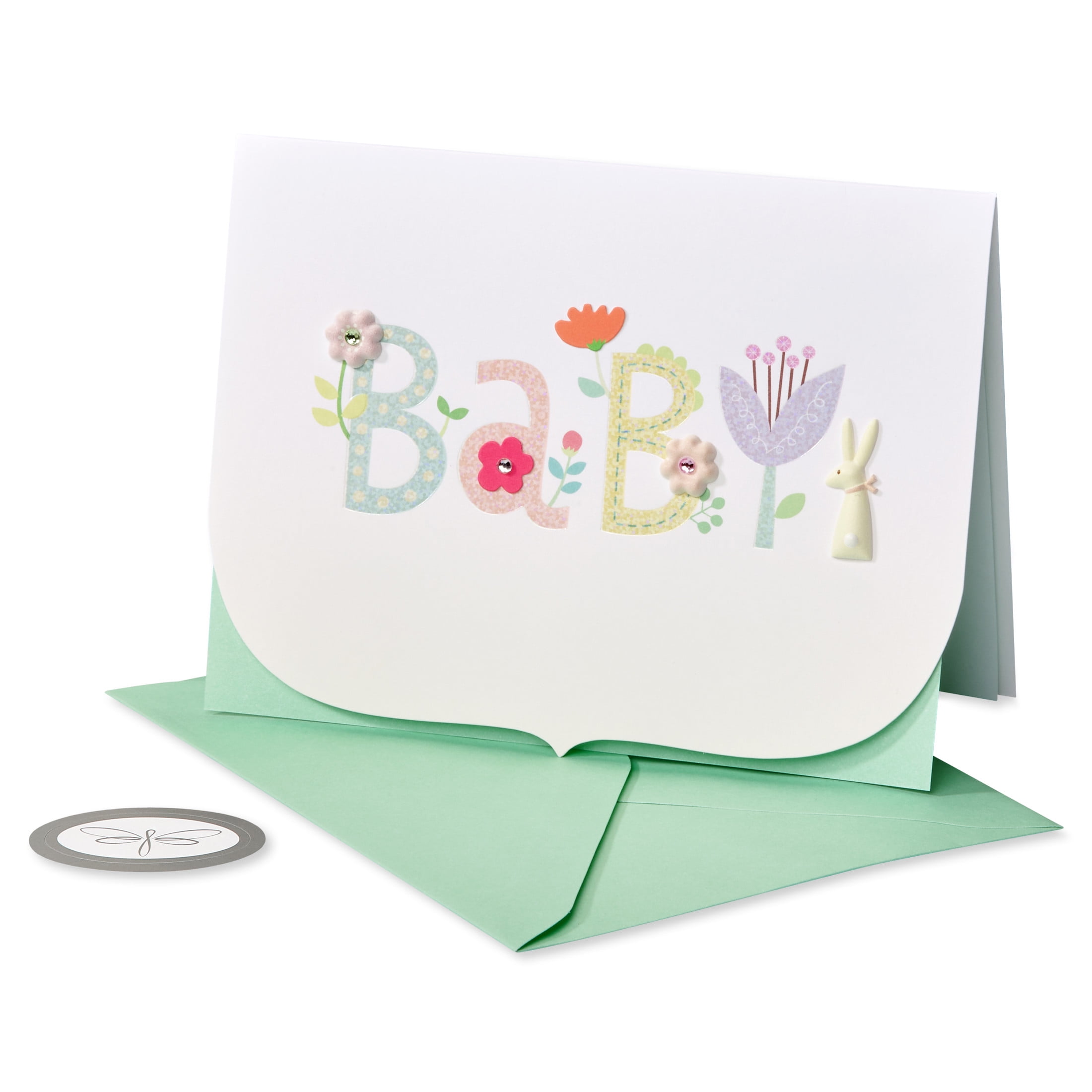 Papersong Premium New Baby Card for New Mom (Sweet New Addition)