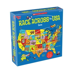 University Games Scholastic Race Across the Usa Game