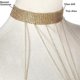 thumbnail image 4 of Cadena corporal dorada con diamantes de imitación para mujer, joyería para la cintura, bikini de lujo, arnés corporal, atuendo de playa de verano, 4 of 4