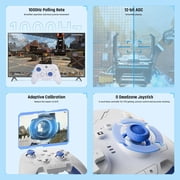 BIGBIG WON Rainbow 2 SE Bluetooth Wireless Controller with Motion Control Aim, Hall Effect Triggers for Switch, PC, Android and iOS - Pink